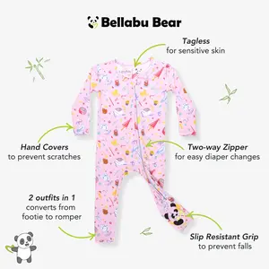 Happee Birthdae Harry Bamboo Convertible Footie