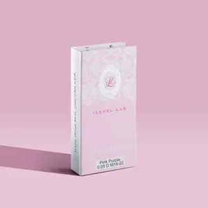 VIOLET PINK PURPLE LASHES