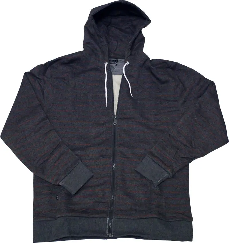 CCS Skateboard Hoodie Vapor Stripe Stash Pocket Zip Charcoal CCS Skateboard Hoodie Vapor Stripe Stash Pocket Zip Charcoal