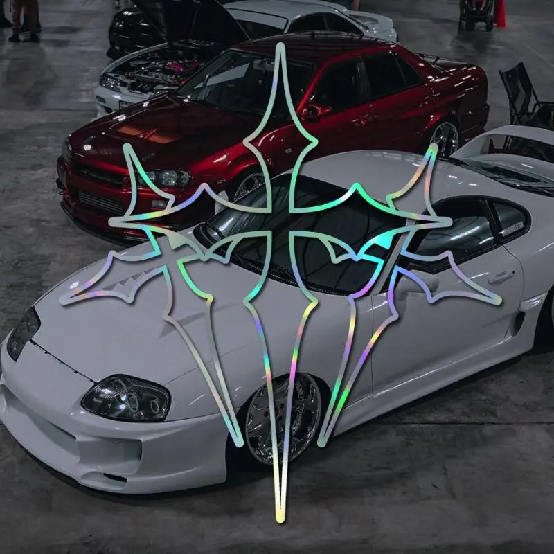 High-Quality Waterproof Three-Cross Stickers for Your Car Faith Expression in a Beautiful Design Automotive Decal