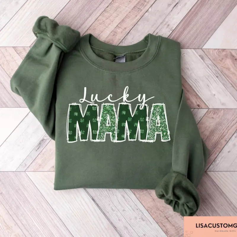 lucky mama sweatshirt - TikTok Shop