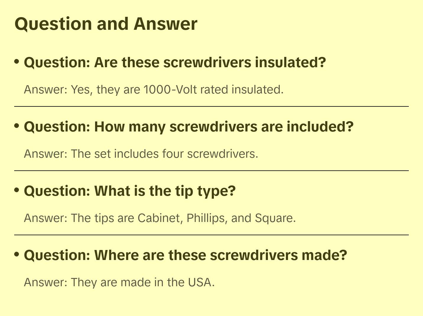 Klein Tools 33734INS Screwdriver Set, Slim-Tip Insulated Phillips, Cabinet, Square, 4-Piece Klein Tools 33734INS Screwdriver Set, Slim-Tip Insulated Phillips, Cabinet, Square, 4-Piece