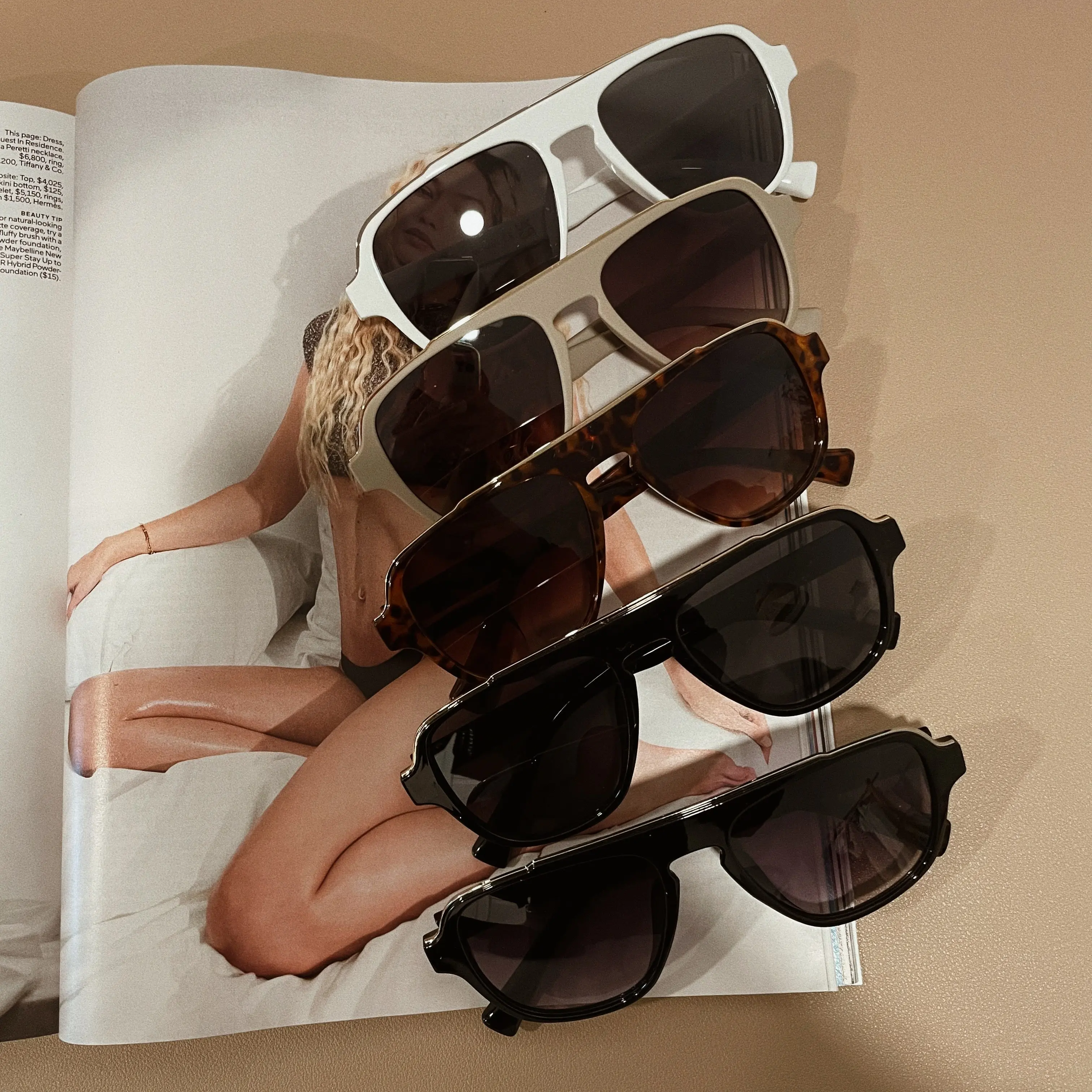 Off Beverly Aviator Sunglasses