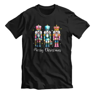 Merry Christmas Nutcracker Ballet Festive Xmas Men Women T-Shirt