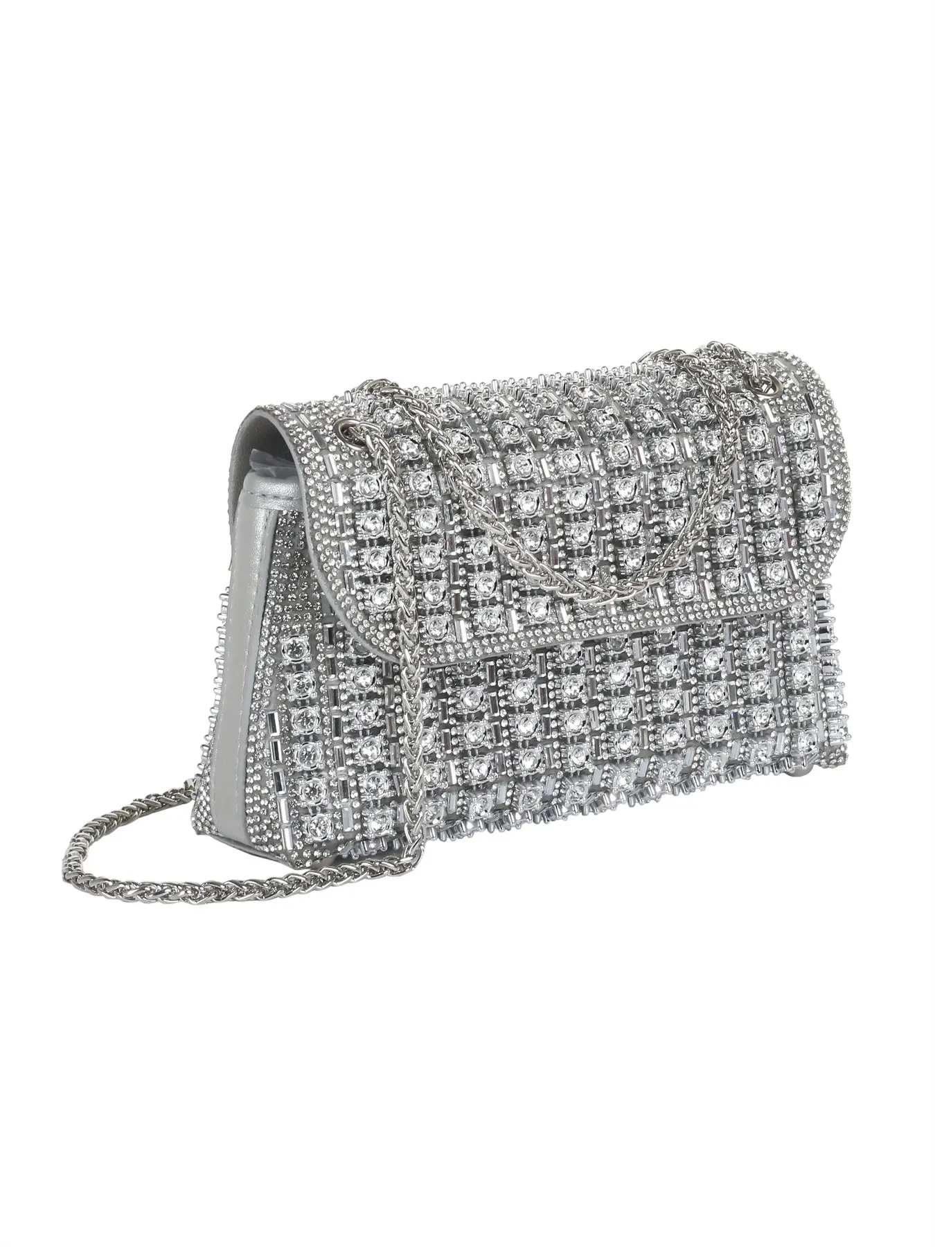 Crystal Rhinestone Crossbody Bag, Luxury Bridal Clutch Purse for Wedding 2026, Chain Crossbody Handbag, Suitable for Graduation Dance and Night Out, Chain Shoulder Bag, Chic Chain Crossbody, Elegant Bags