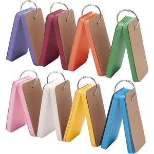400 count Index Cards, 2x3 Inches Colored Flash Cards with Ring, Lined Notecards Ruled Study Card Flashcards Heavy Note Cards for Studying, Learning, School, College