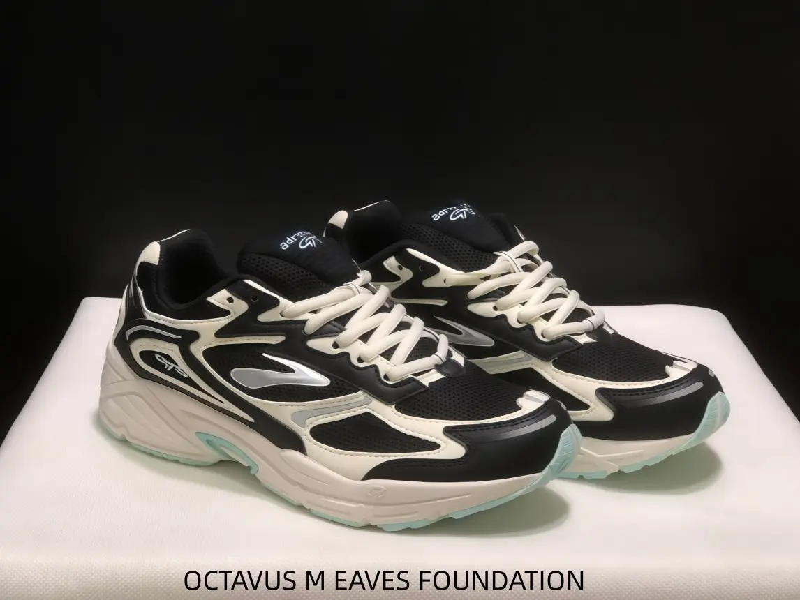 Bold Black And White Colorway With Subtle Mint Accents — A Versatile Sneaker For Athletes Who Love Clean Aesthetics And All-Day Wearability