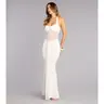 Tori Mesh Mermaid Formal Dress