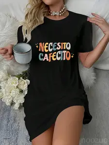 Necesito Cafecito Spanish Coffee Dress