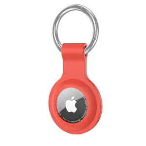 Apple Airtag Protective Case, Waterproof Silicone Keychain Holder, Anti-Loss Tracker Cover for Airtag2, Durable & Stylish Design