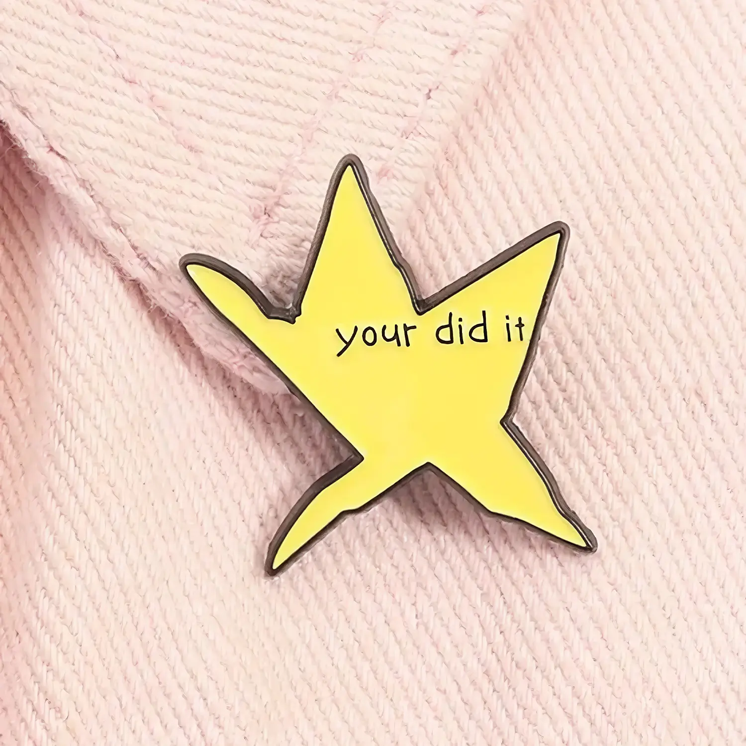 2PCS Star Enamel Lapel Pin, Creative Star Shaped Alloy Brooch, Cute Fashion Jewelry Accessories for Women Men, Decorative Star Pin for Backpack Jeans Scarf Hat Clothing