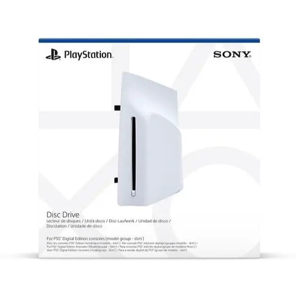 Sony - Disc Drive For PS5 Digital Edition Consoles (model group – slim) - White