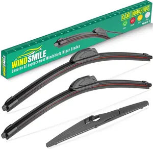 26" 18" 10" Windshield Wiper Blades Replacement for Toyota Highlander 2020 2021 2022 2023 2024 2025 Premium All Weather Front Rear Wipers Set for My Car - OEM Quality (Pack of 3)
