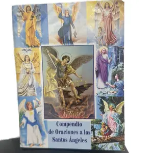 Compendium of Prayers to the Archangels Booklet Spanish Edition - Compendio de Oraciones a los Santos Ángeles with Angelic Illustrations