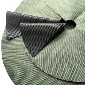 10pcs Durable and breathable polyester grass proof cloth, suitable for indoor and outdoor grass proof mats in gardens, lawns, flower beds, and walkways. Made of black mesh material, specifically designed for root protection and garden maintenance