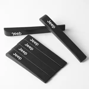 6 Piece Rubber Car Bumper Strip Protection Stickers, Car Decals, Vehicle Exterior Decoration, Fits Jeep Liberty, Wrangler, Gladiator, Compass, Grand Cherokee, Patriot, Commander, Trailhawk