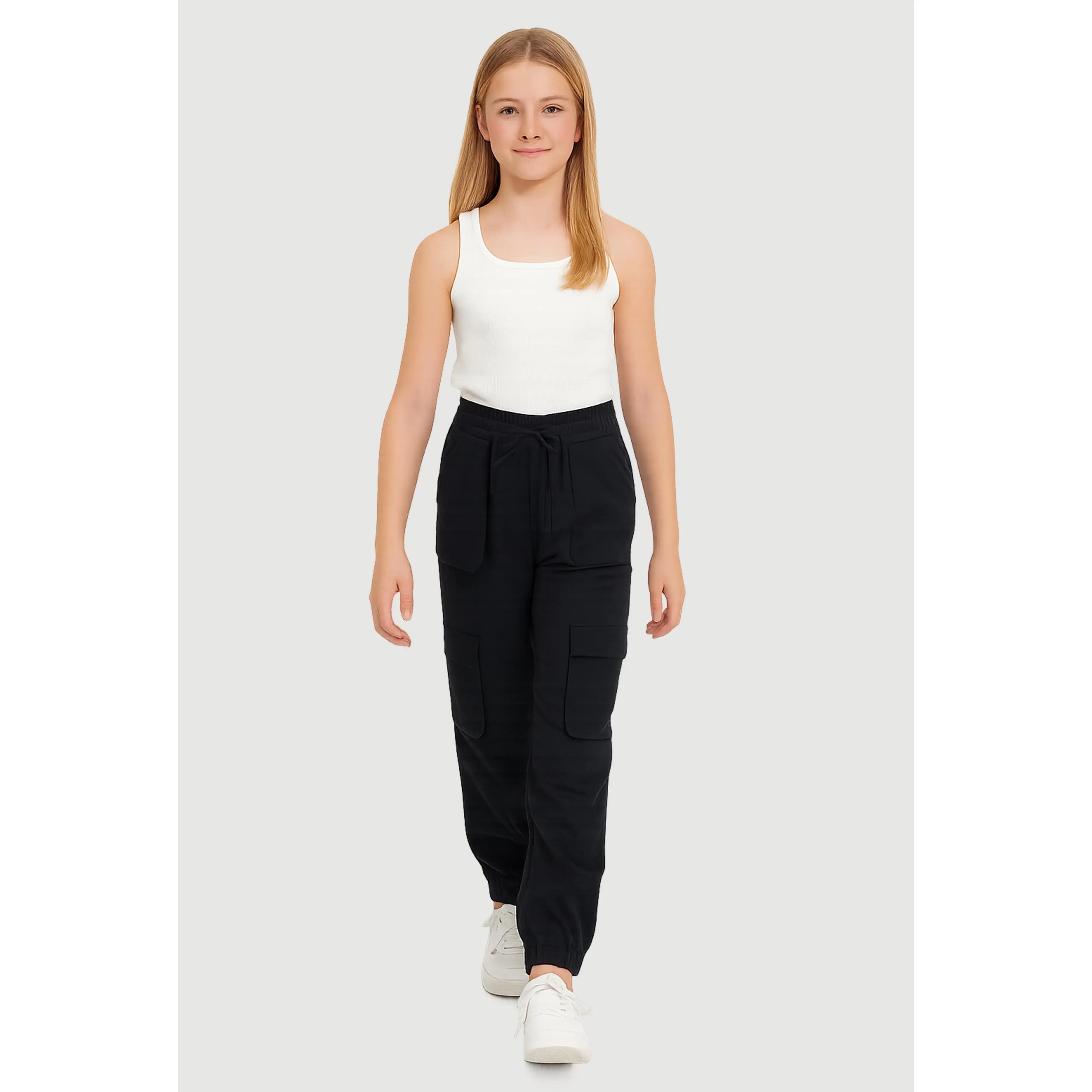 Girls Hyperstretch Cargo Joggers
