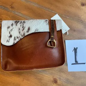 Equestrian English Saddle Crossbody Handbag Purse