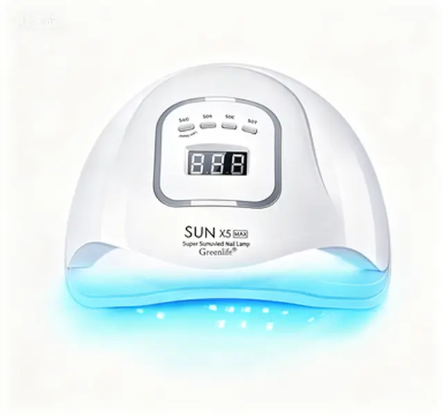 2026 DAUHOR Portable UV LED Nail Lamp, Professional UV LED Nail Lamp, Professional Fast Curing Lamp, 4-speed timing UV nail lamp, 24 LED beads and automatic sensing for home and salon use Nail Lamp Cured Gel Polish Dryer