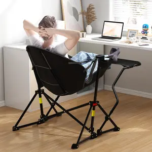 【Valentine's Day gift】GDY Hammock Camping Chair, Swing Chair Rocking Chair With Pedal, Max 450 lbs Capacity hammock life