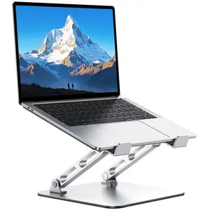 RIWUCT Laptop Stand for Desk Adjustable Height, Ergonomic Laptop Riser Holder with Dual-bar Support, Portable Computer Notebook Stand for MacBook Air Pro, Dell XPS, HP (10-16")