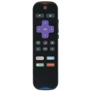 Hisense HU-RCRMX-18 Roku TV Remote Control | IR | Netflix | blim | Spotify | Google Play - HURCRMX18