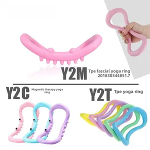 Yoga Ring Magic Circle for Yoga Pilates Resistance Band Fitness Equipment Muscle Stretching Training Exercise Ring Gymnastics Accessories Home Workout