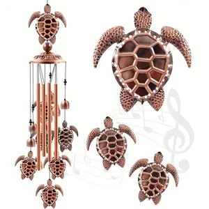 Melodic Turtle Wind Bell, Transform Your Yard Into a Coastal Retreat, Perfect Garden Decoration, Enhance Outdoor Ambiance