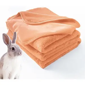 Luxury Ruched Faux Fur Throw Blanket, Soft, Warm Thick Plush Flannel Blanket Microfiber for Couch, Sofa(Pink,5060)