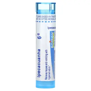 Boiron Ipecacuanha, 6C, Nausea Relief, Approx 80 Pellets | HSA/FSA Eligible