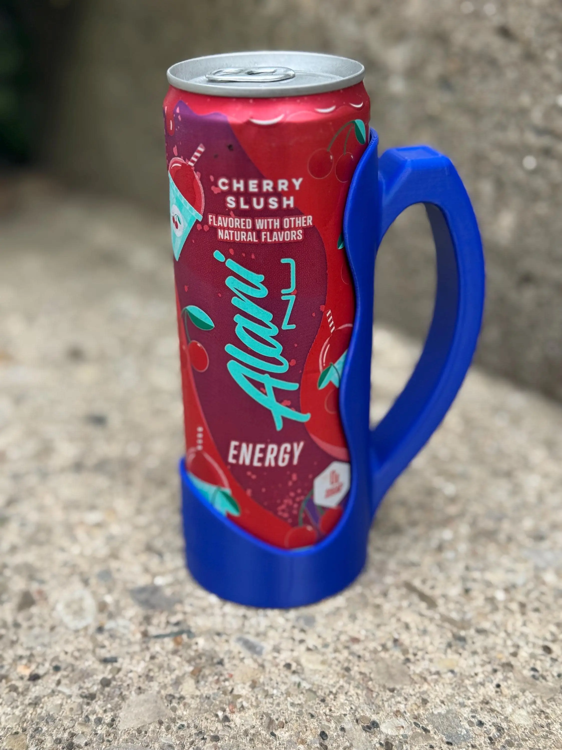 12oz Slim Alani Sized Energy Drink Can Cozie with Handle