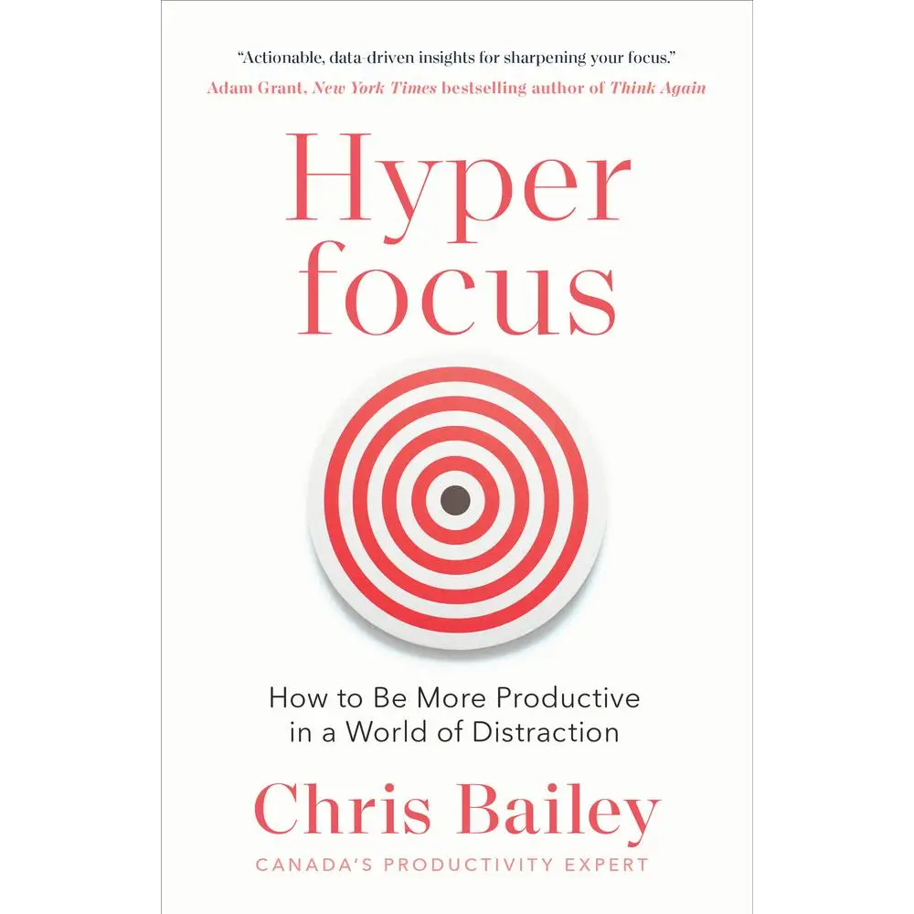 USED Book - HYPERFOCUS How to Manage your Attention in a World of Distraction by Chris Bailey (Paperback) - english