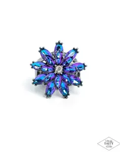 Paparazzi Am I Gleaming? Multi Blue Ring