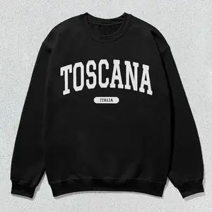 Toscana Sweatshirt Italia Collegiate Crewneck Sweater Unisex