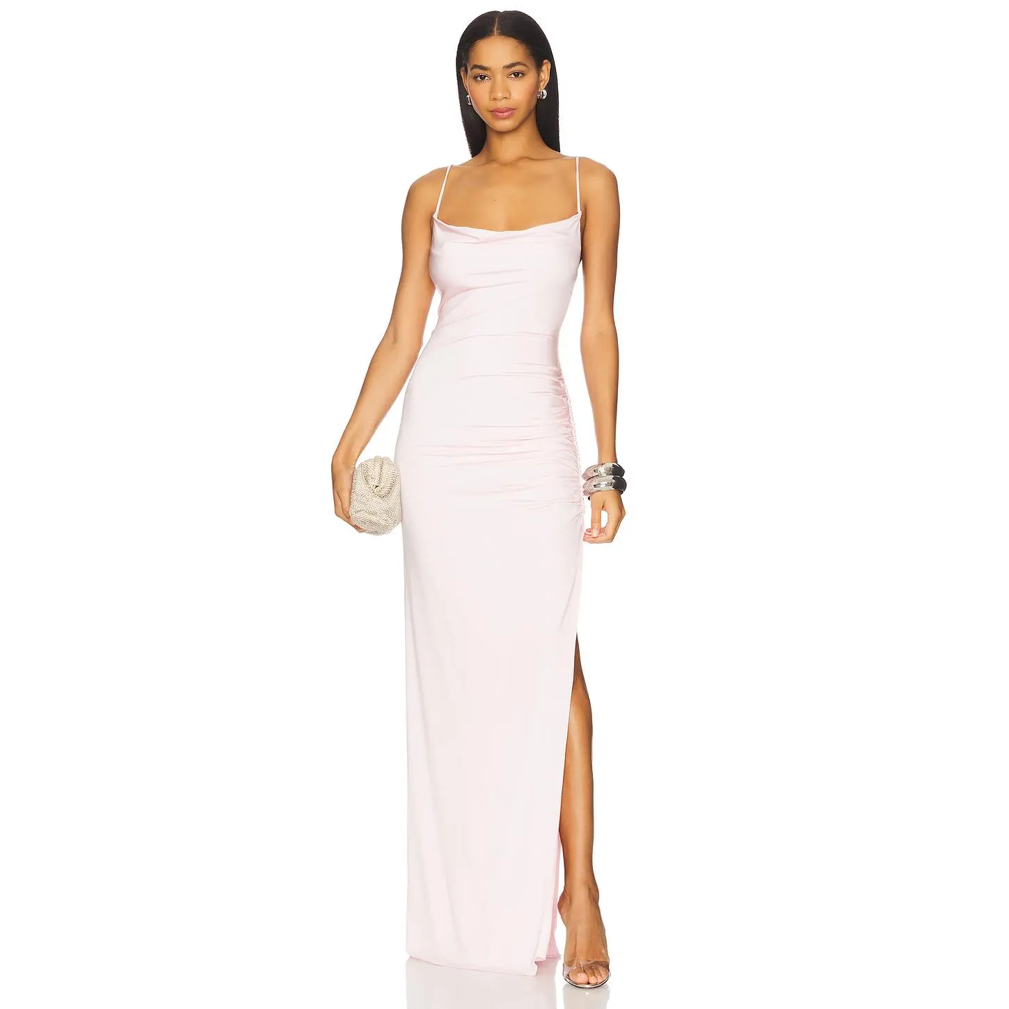 Lovers and Friends Odessa Gown in Baby Pink