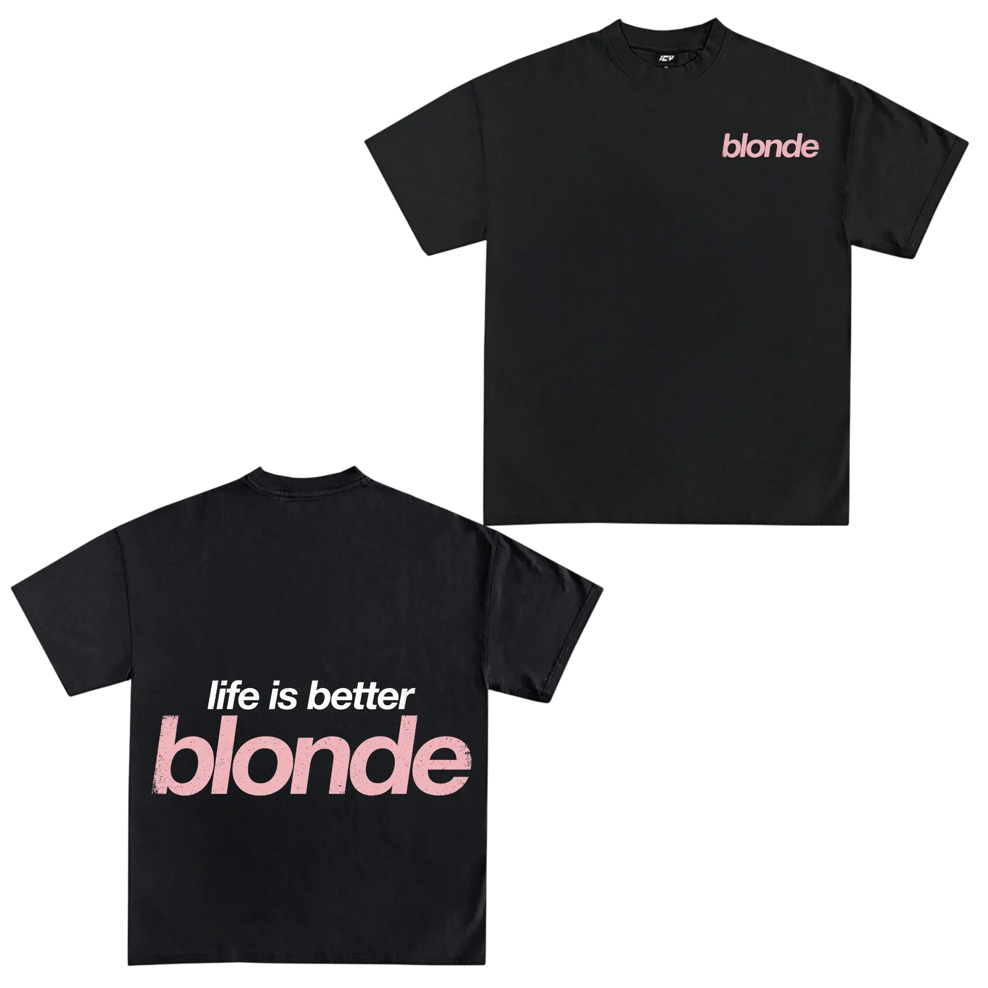 Blonde Graphic Hoodie, Vintage 2-Sided “Life Is Better Blonde” Sweatshirt, Retro Minimalist Graphic T-Shirt, Unisex Streetwear Apparel