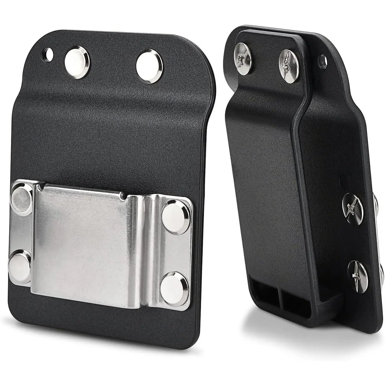 DrillCatcher, Drill Holder for Tool Belt, Up to 2" Belt, Quick Response Low-Profile Drill Clip, Compatible with Impact Driver, Nailer