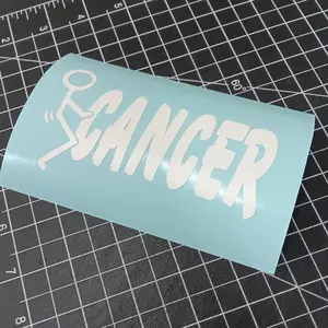 F*ck Cancer Decal/Sticker - Personalize Your Car with Faith or Style