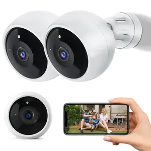 2K Camera Security Wireless Outdoor, Battery WirelessWiFi Cameras for Home Security, Al Motion Detection,NightVision, Motion Detection, Two-Way Audio, LocalSD/Cloud Storage, Smart security camara