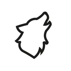 Wolf Cookie Cutter - Howling Wolf Head Cutter - Werewolf Cookies - Wild Wolf Cutter - Camping Cutter - Wolf Face Cookie Cutter