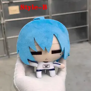 12cm Cute Flat Body Cartoon Anime Lucky Star Character Izumi Konata Plush Toys Keychain Plushie Doll Bag Hanging Pendant Decor