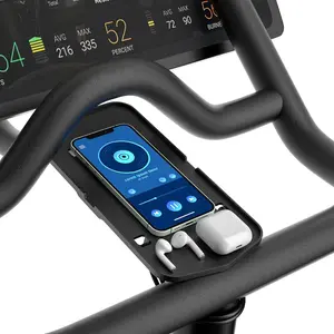 Phone Holder for Peloton Bike & Bike+ Accessories, Handlebar Stable Anti-Slippery Phone Mount, Fit for Most Phones