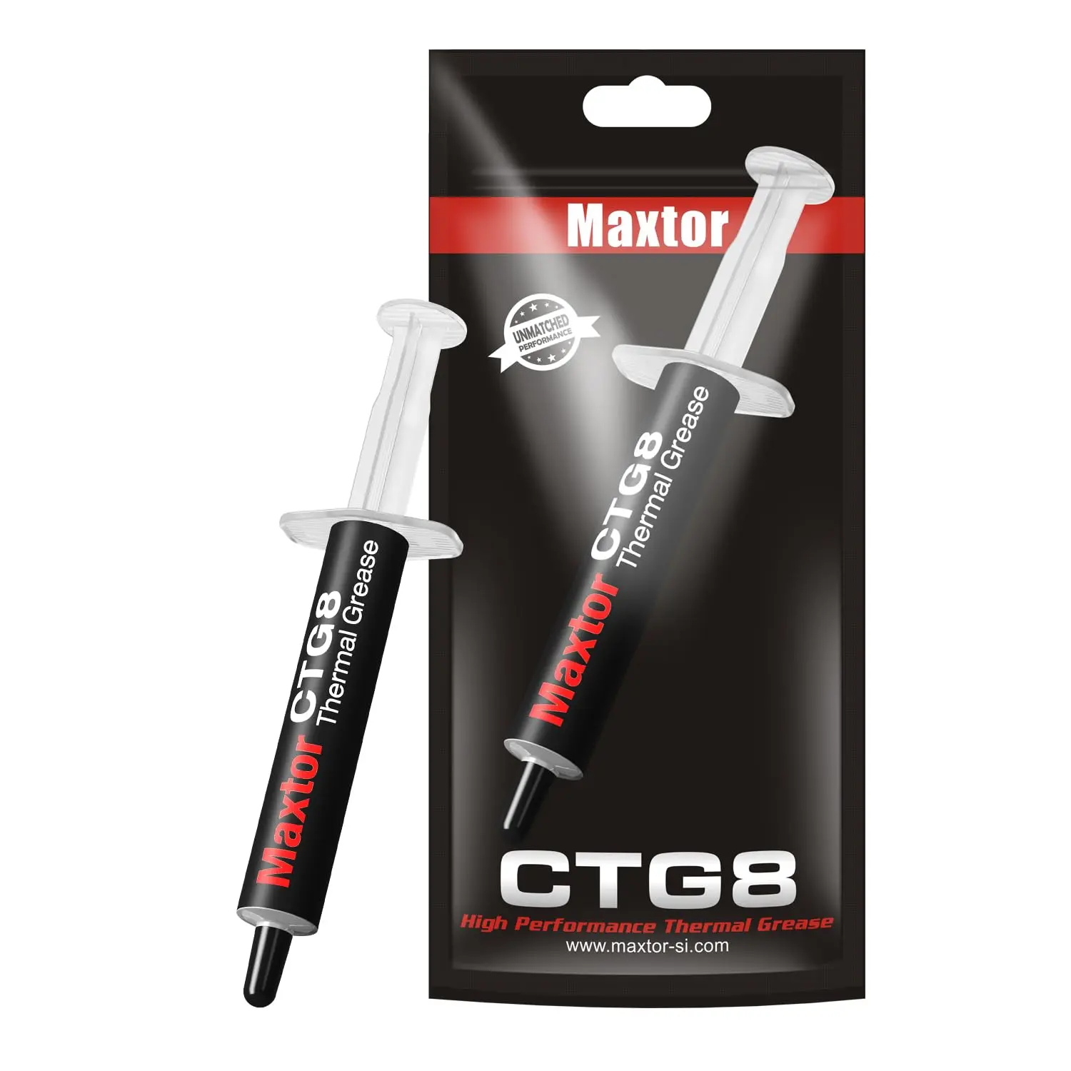 Maxtor CTG8 4g Thermal Paste, 12.8 W/m·K Carbon-Based Thermal Compound for CPU, GPU & IC Cooling