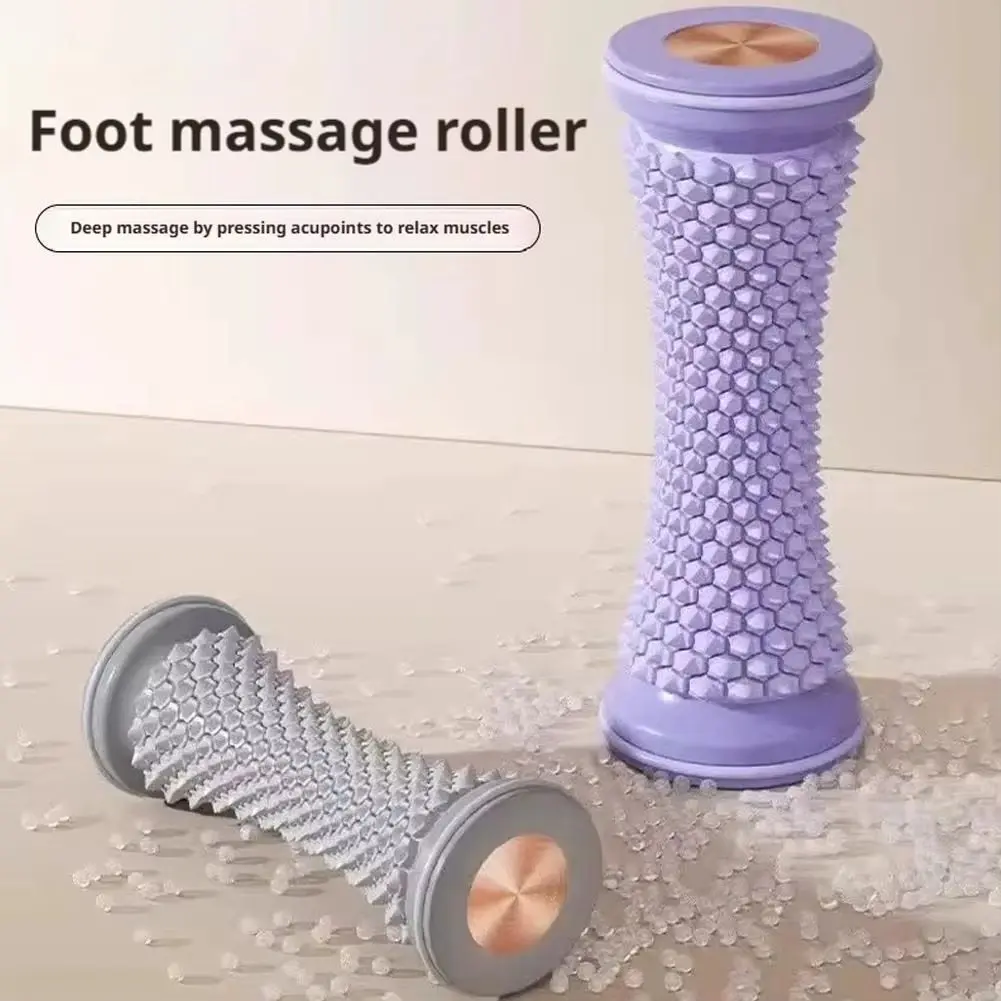 Compact Textured Manual Foot Massage Roller, Non-Electric Portable Tool for Soles, Arches, and Heels, for Home and Office Use