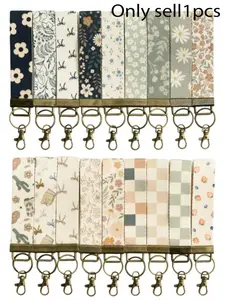 Canvas Wristband Keychain Lanyard, Car Key Holder, Minimalist Style Key Chain Gift, Suitable for Girls, Wrist Strap Key Ring, Wristlet Strap Key, Multi Purpose Keychain