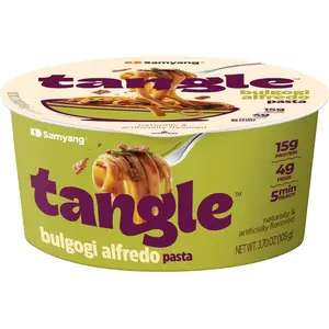 Samyang Tangle Pasta Collection (Bulgogi Alfredo / Creamy Mushroom / Garlic Oil) Bowl 3.7 oz