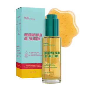 Base Laboratories Ingrown Hair Oil Solution for Bikini Line Underarms & Legs with Tea Tree Jojoba & Botanical Oils Helps Prevent Hairs Razor Bumps & Post Shave Irritation