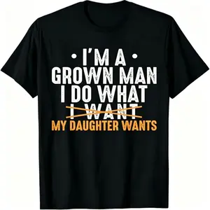 Dad Love Gag T-Shirt Expressing Parenthood Commitment Showing Support For My Daughter