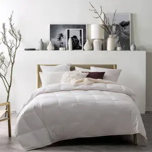 Goose Down Comforter 100% Organic Cotton 25% Down,summer blanket,machine washable,duve tinsert,corner tabs Soft Bed Cover Bed Linens