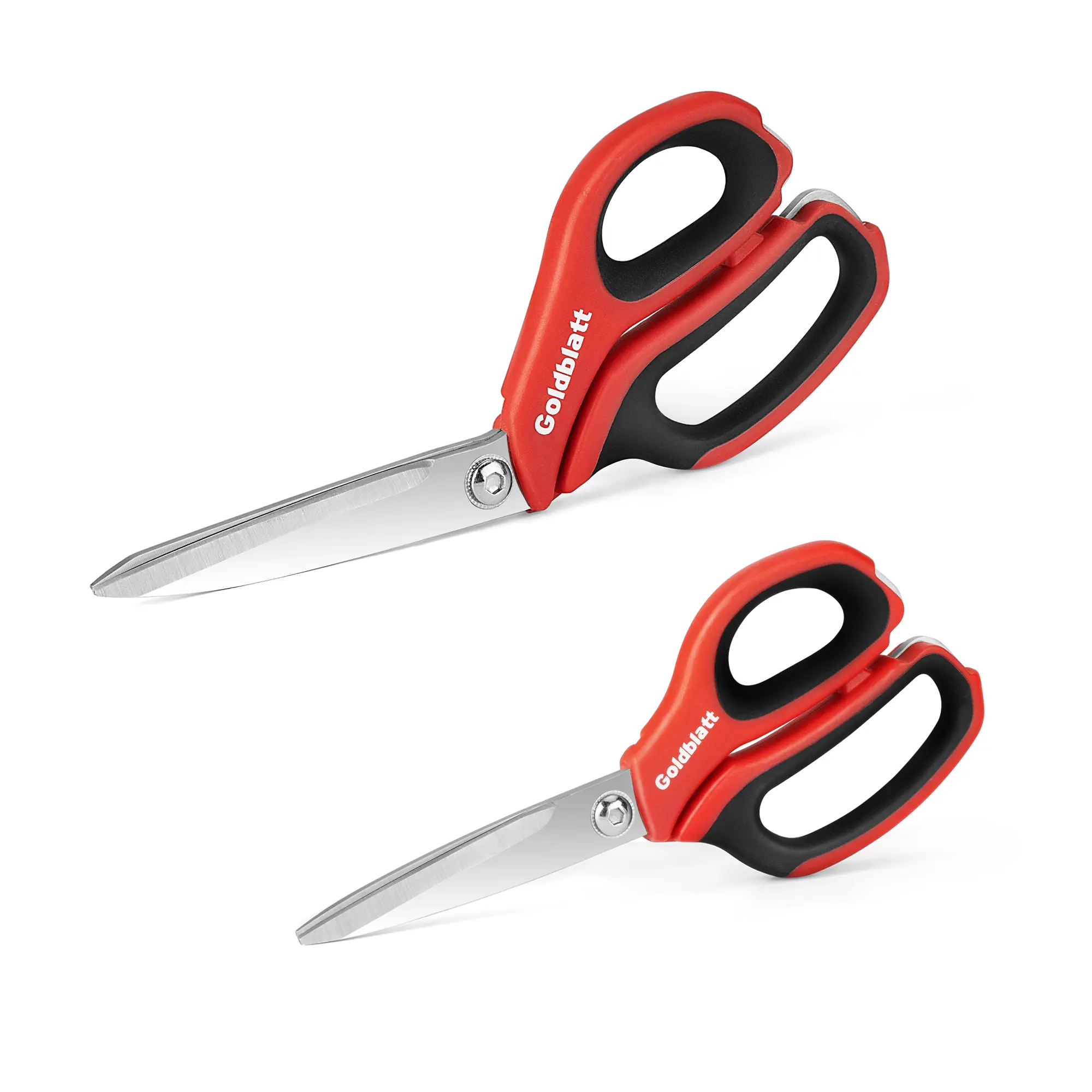 Goldblatt Heavy Duty Scissors, Multipurpose Shop Scissors with Stainless Steel Blade and Comfortable Handle, Easy Cutting Cardboard, Wires, Leather, Fabric